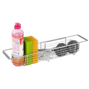 Retractable Sink Drain Rack, 304stainless Steel Expandable Sink Storage Rack,...